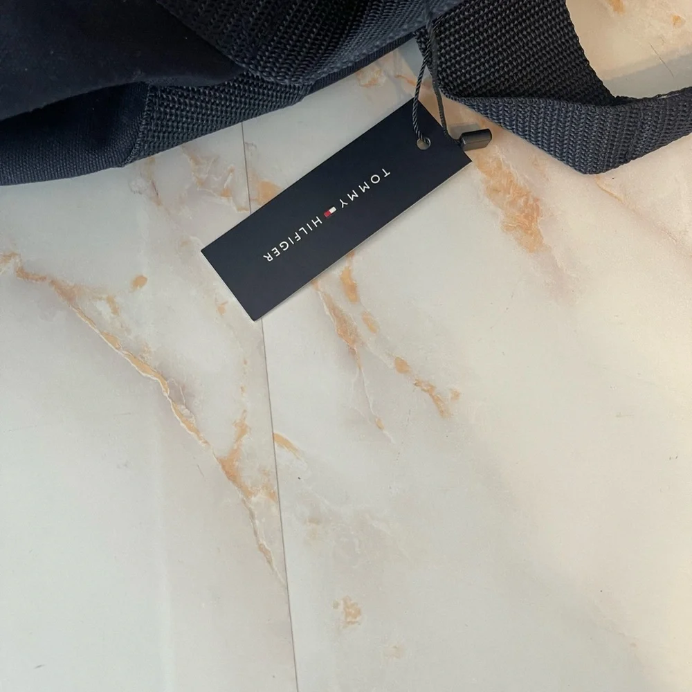 Tommy Hilfiger Blue and Red Duffel Bag Large NWT